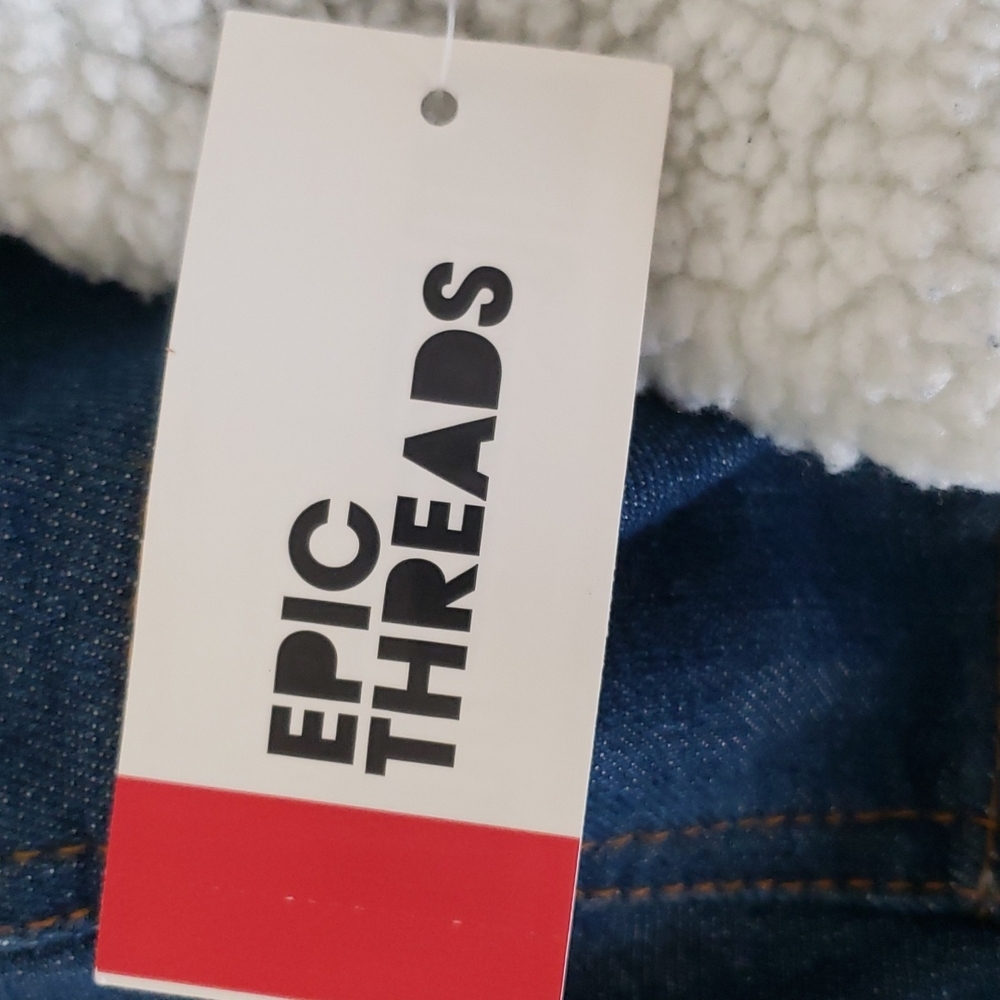 Epic Threads Embroidered Denim Jacket Size S - Picture 12 of 12